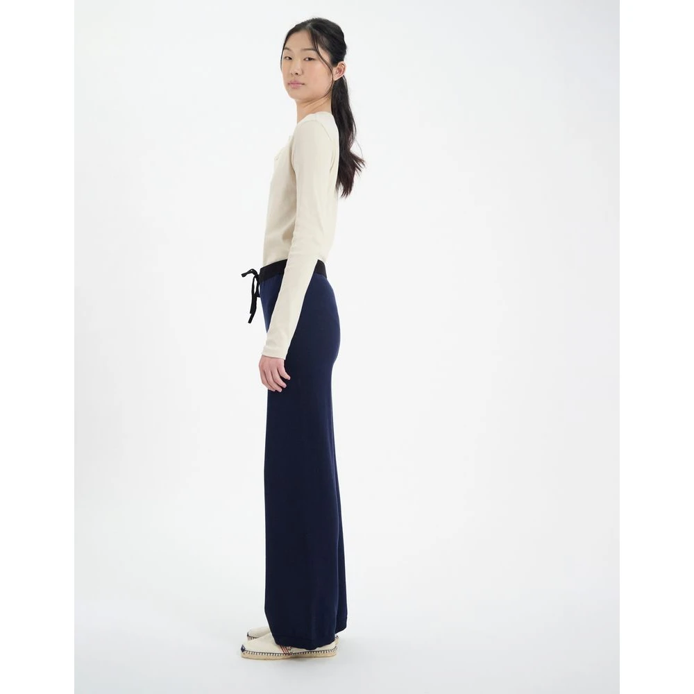 Ines De La Fressange Paris John katoenen broek Blue Dames