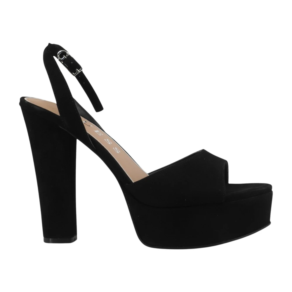 Guess Black High Heel Sandals, Female, 7 Uk, High Heel Sandals