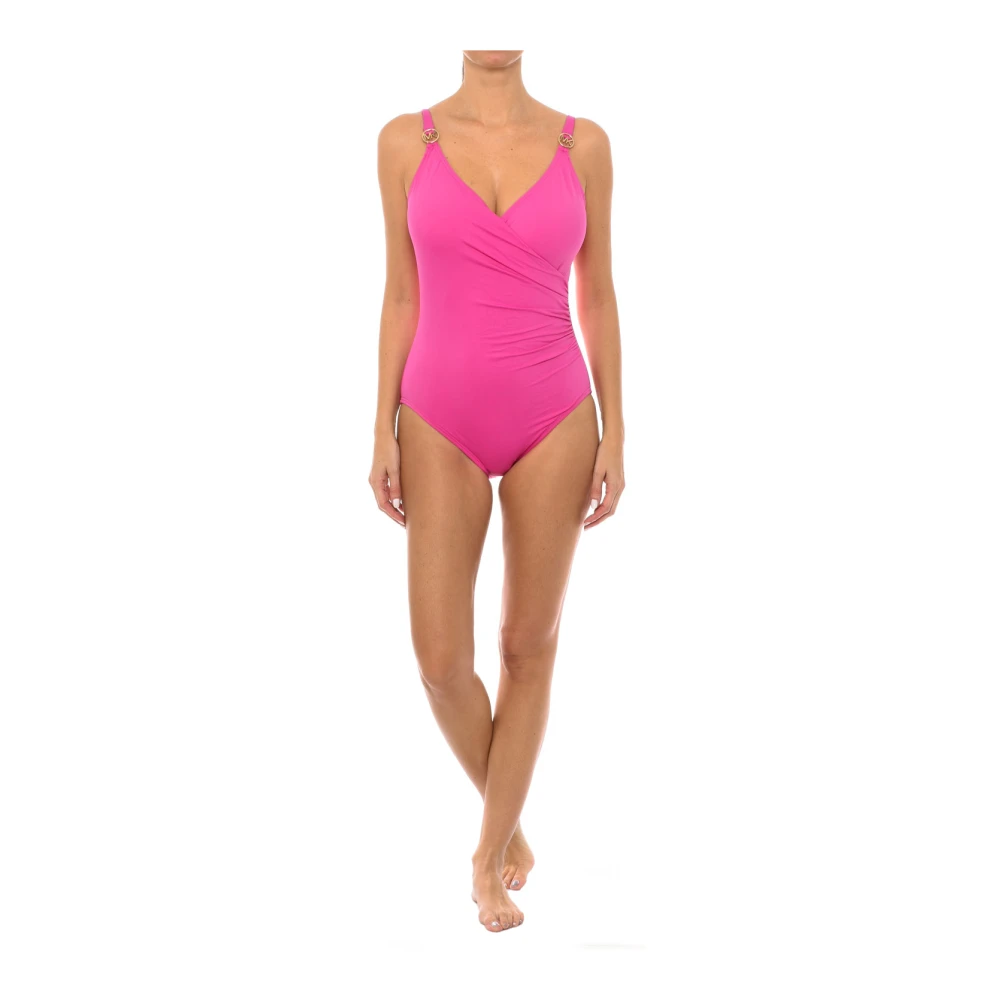 Michael Kors Surplice Badpak Pink Dames