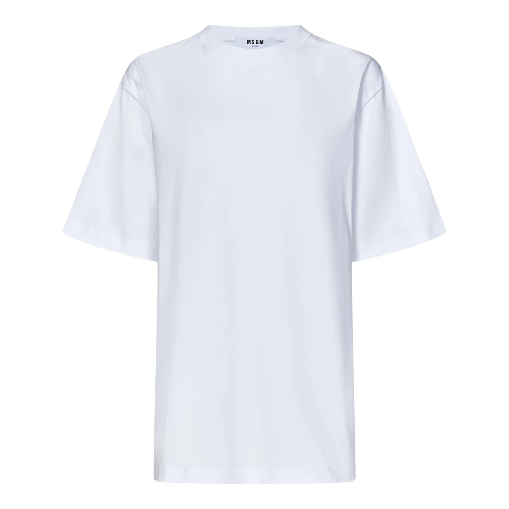 Msgm - Tops > T-Shirts - White - Msgm - Modalova