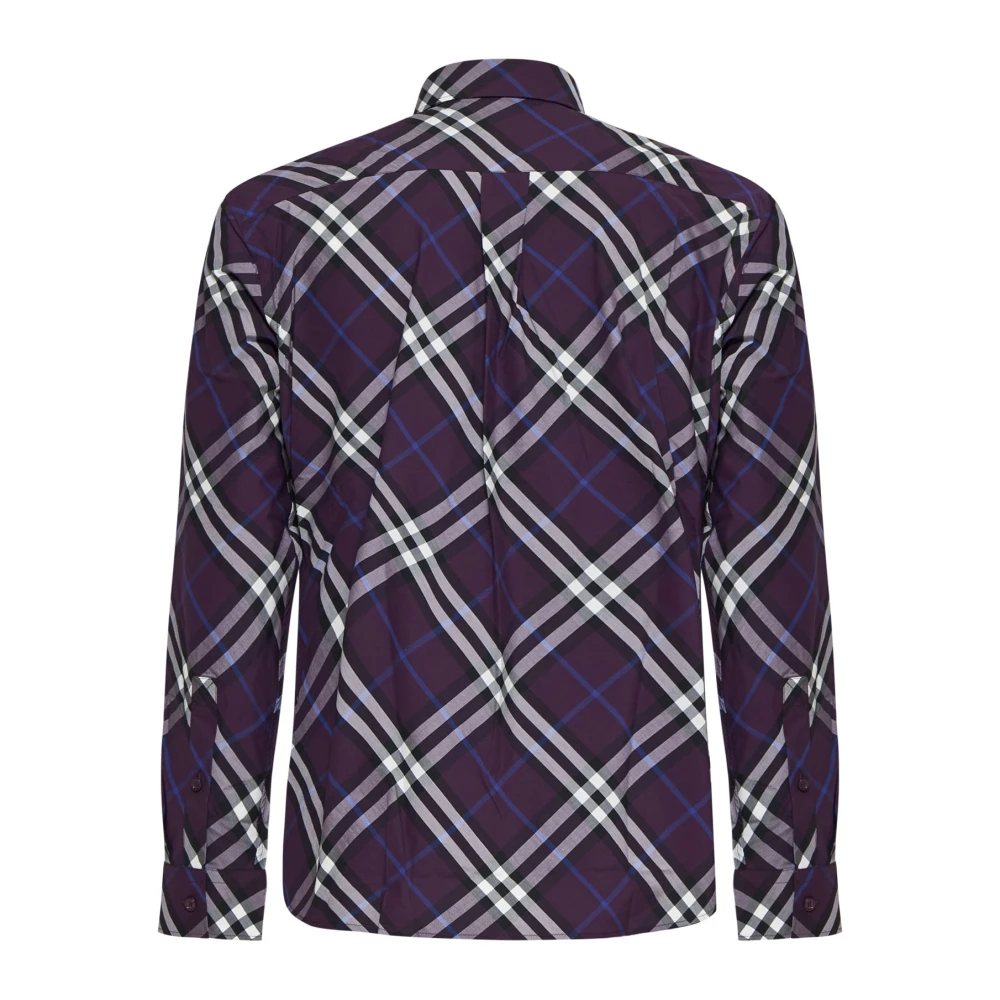 Burberry Stijlvolle Mode Accessoires Collectie Purple Heren