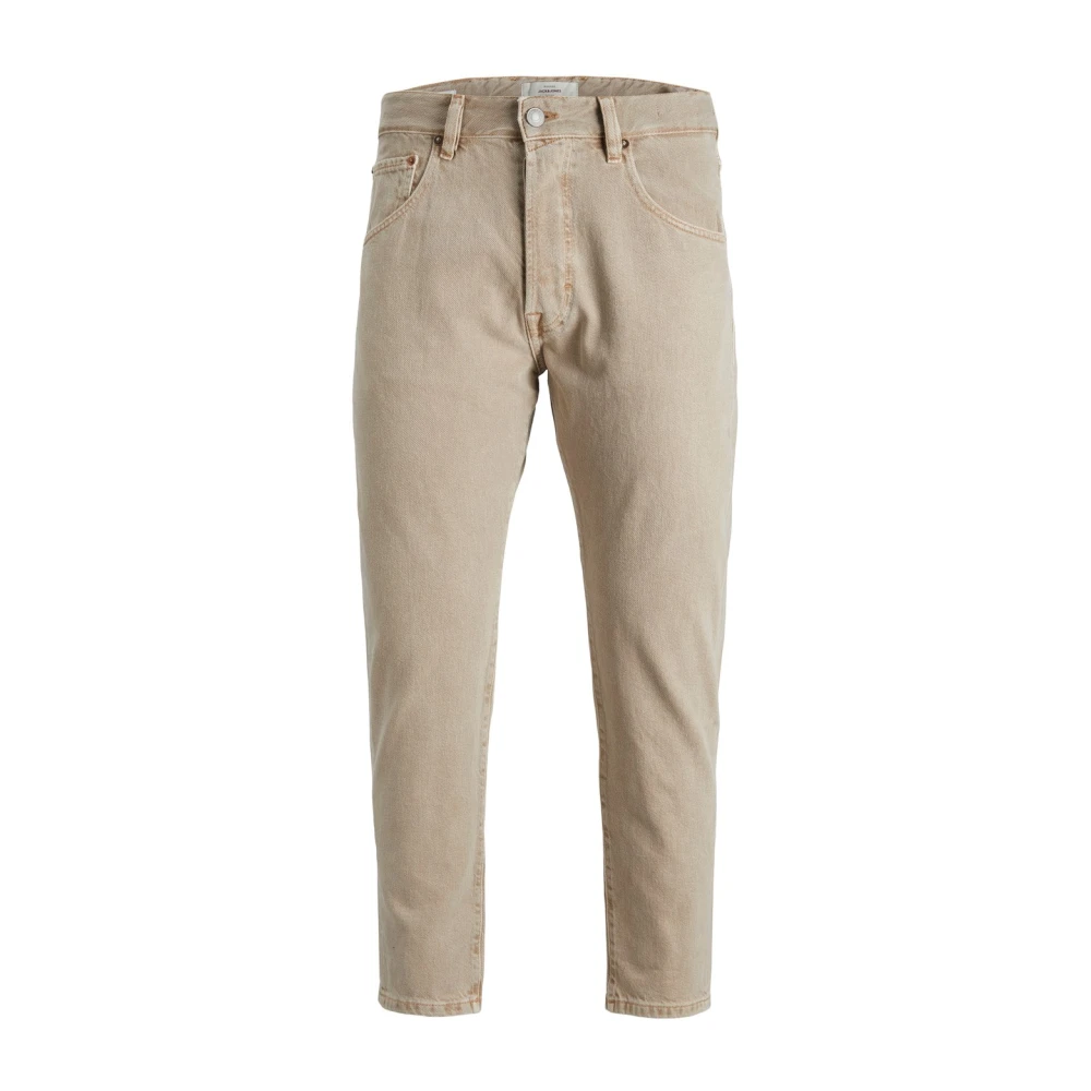 Jack & jones Stijlvolle Cropped Jeans Beige Heren