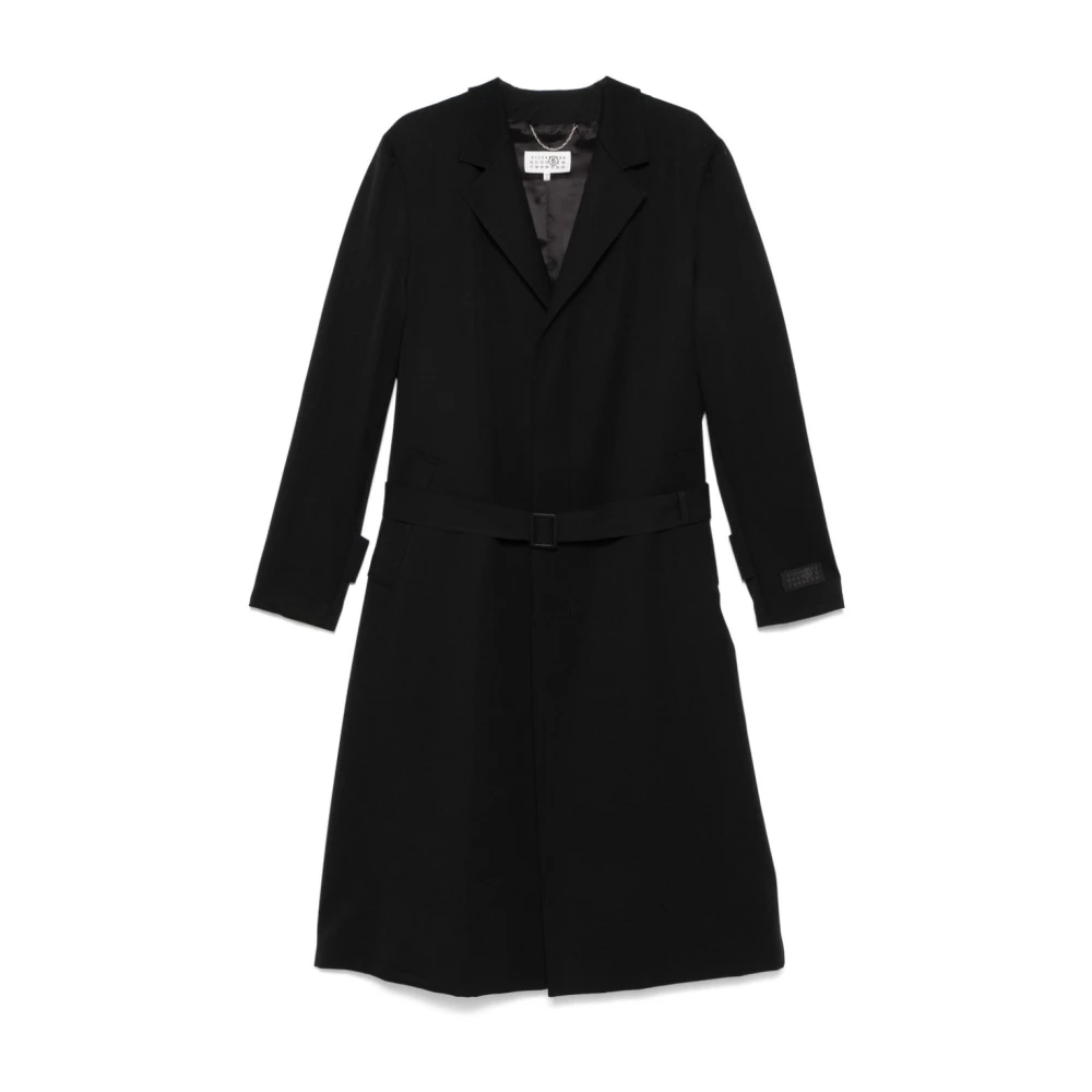 MM6 Maison Margiela Zwarte Jassen voor Vrouwen Black Heren