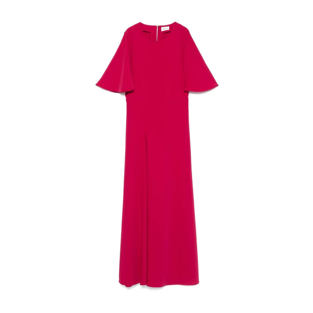 P.a.r.o.s.h. Framboosroze Flutter Mouw Jurk Pink Dames