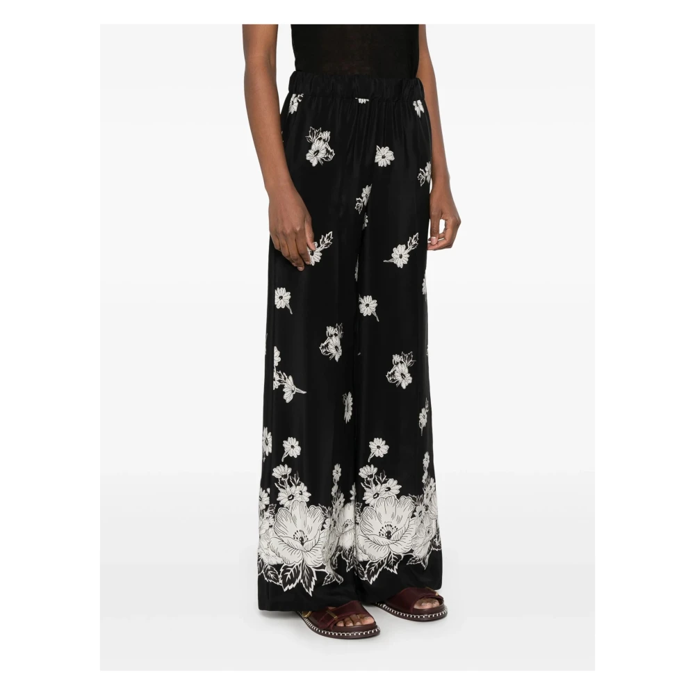 P.a.r.o.s.h. Zwarte Slim Fit Broek Black Dames
