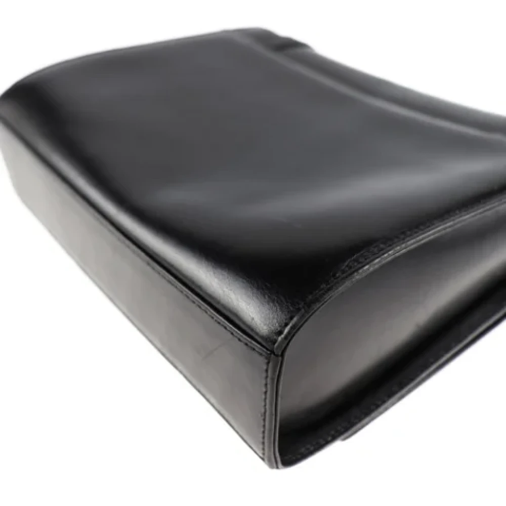 Salvatore Ferragamo Pre-owned Fabric shoulder-bags Black Dames