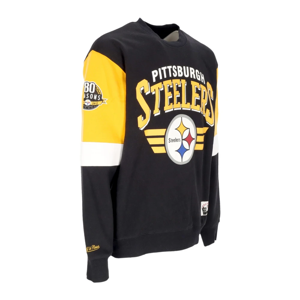 Mitchell & Ness Pittsburgh Steelers Crewneck Sweatshirt Black Heren