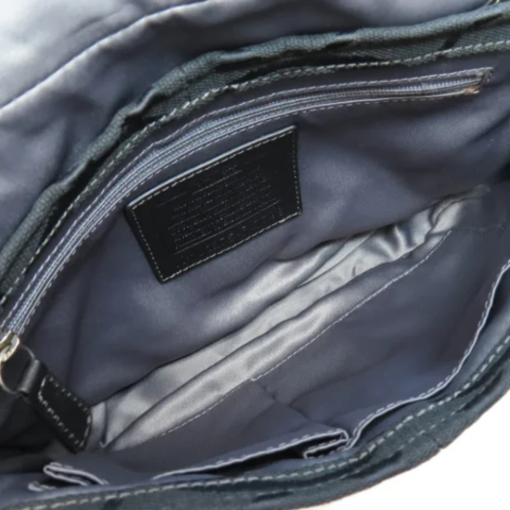 Coach Pre-owned Canvas shoulder-bags Black Dames