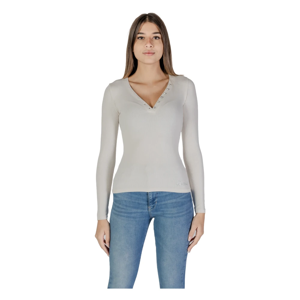 Guess Herfst Winter Dames T-Shirts Collectie Gray Dames