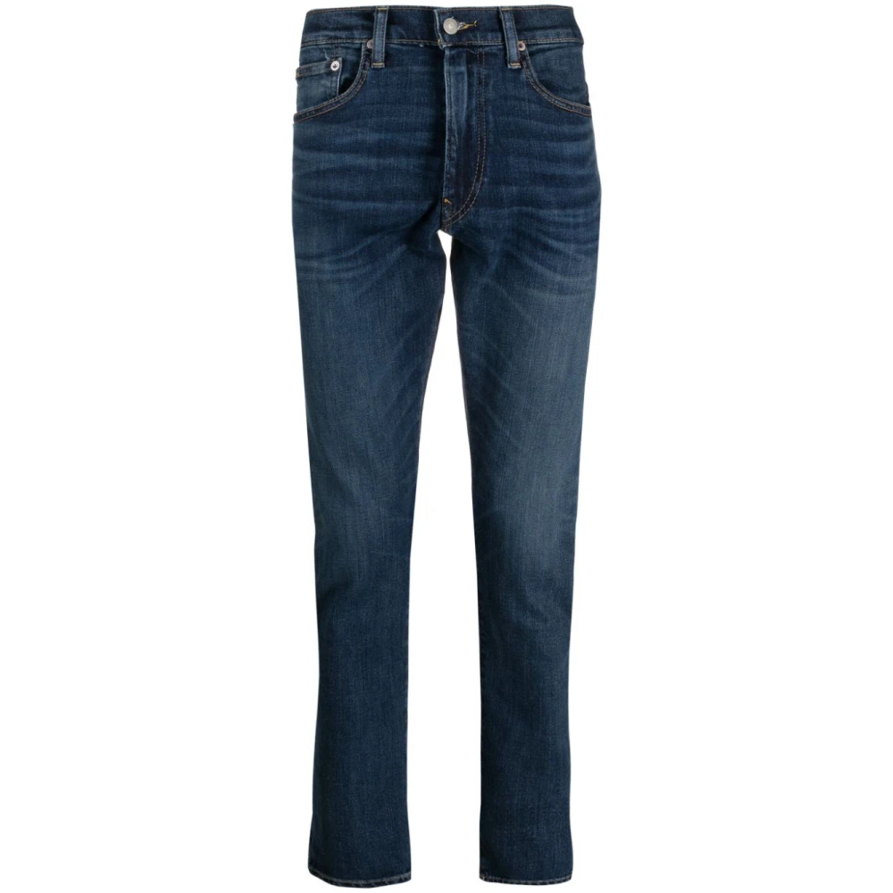 Ralph Lauren Donkerblauwe jeans met middelhoge taille Blue Heren