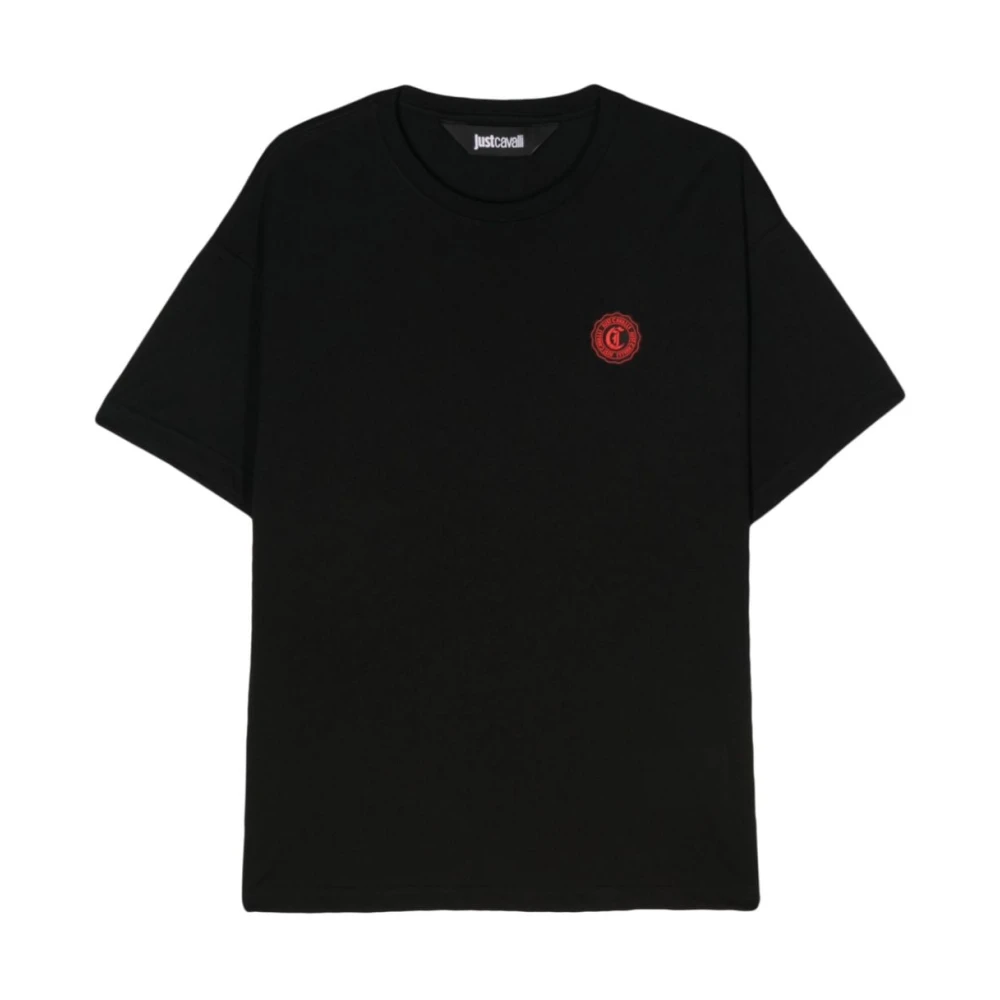 Roberto Cavalli Heren T-shirt Zwart Polos Black Heren