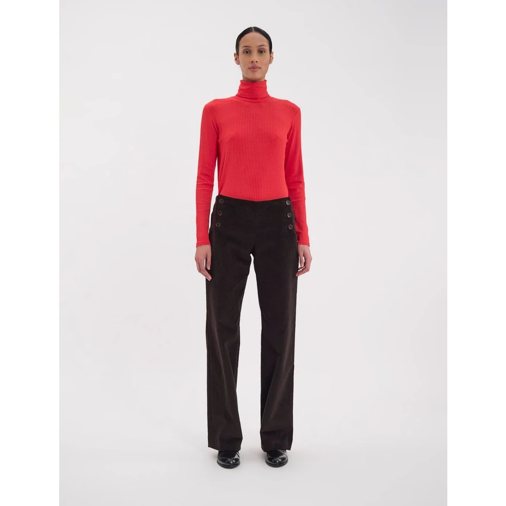 Ines De La Fressange Paris Gabriel Pants Brown Dames