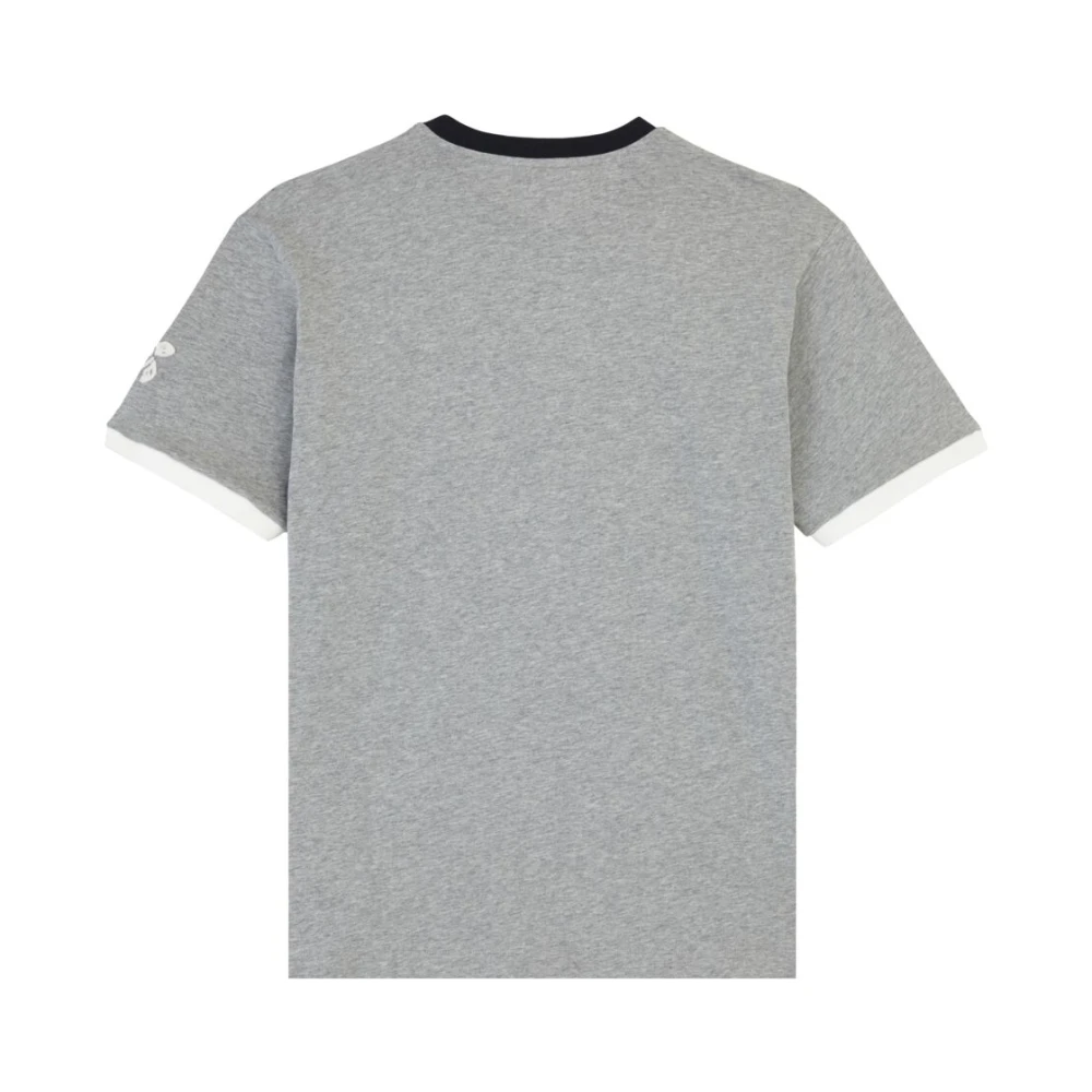 Vilebrequin Katoenen Sail T-Shirt met Ronde Hals Gray Heren