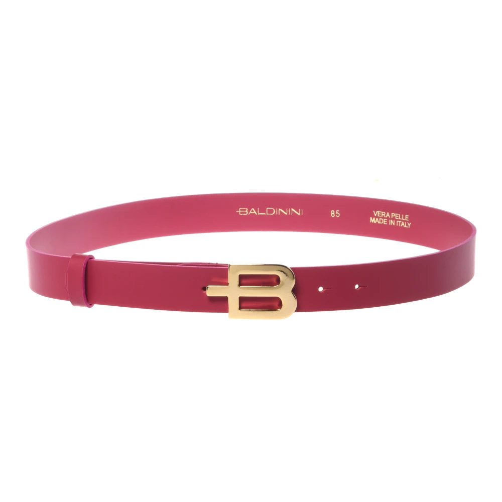 Baldinini Women's Pink Belts, 90 Cm, Fuchsia Leather Belt