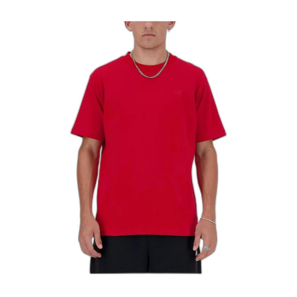 New Balance T-Shirts Red Heren