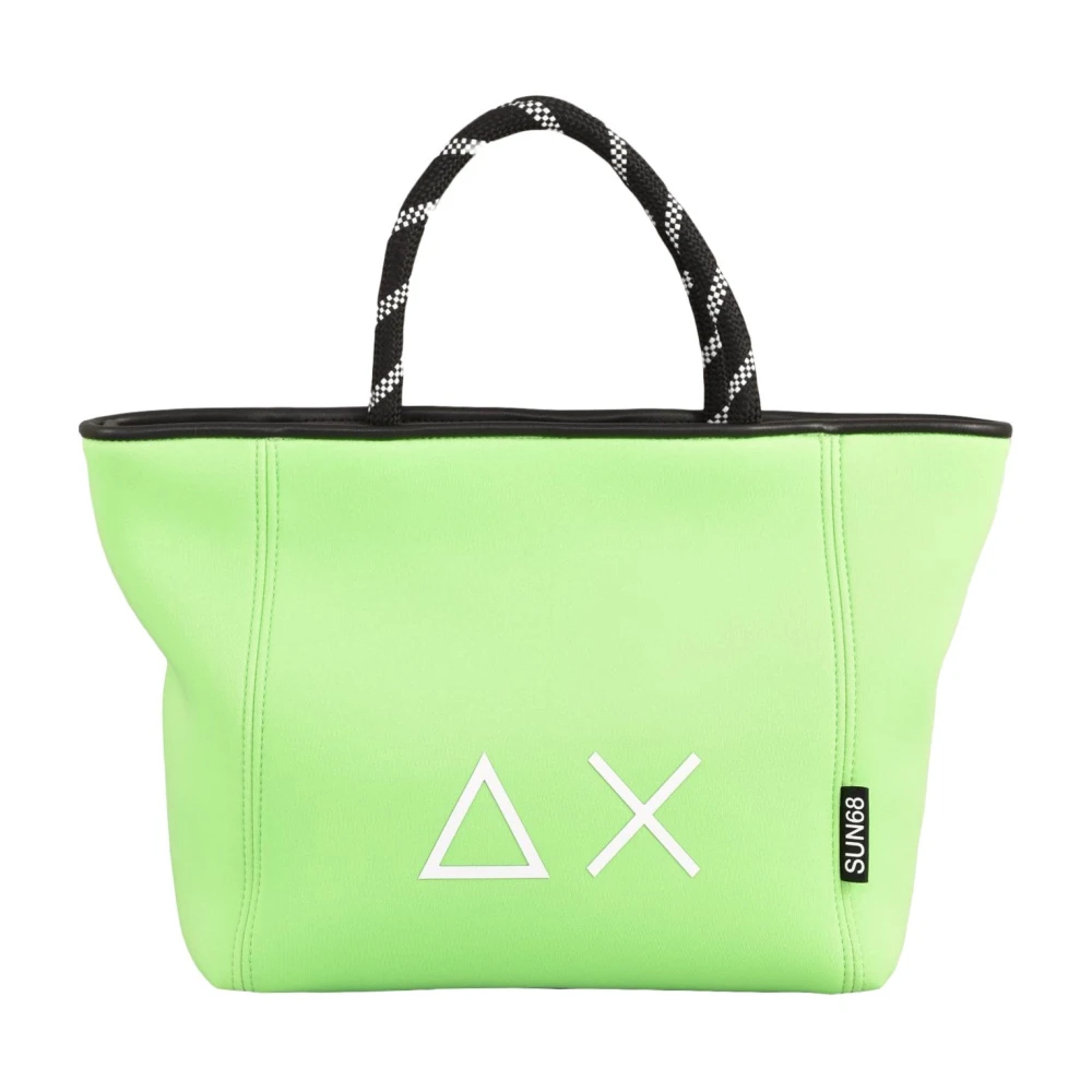 Sun68 Neopreen Handtas met Schouderband Green Dames