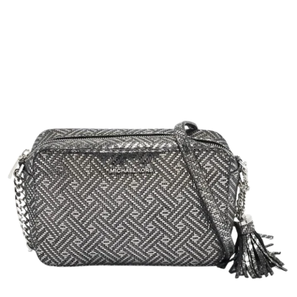 Michael Kors Pre-owned Leather shoulder-bags Gray Dames