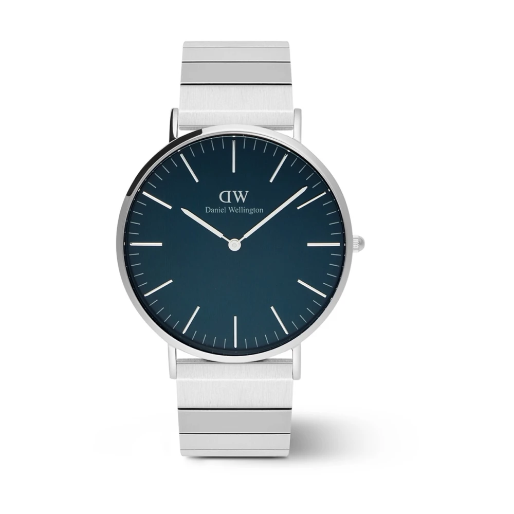 Daniel Wellington Elegant Silver Piano Link Watch - Female - Watches - Gray - One Size - Accessories