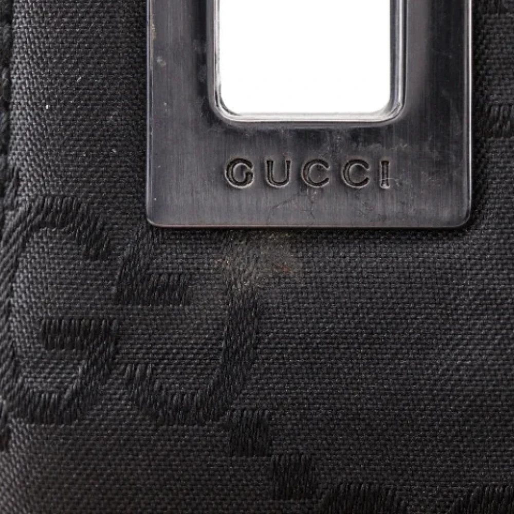 Gucci Vintage Pre-owned Canvas shoulder-bags Black Dames