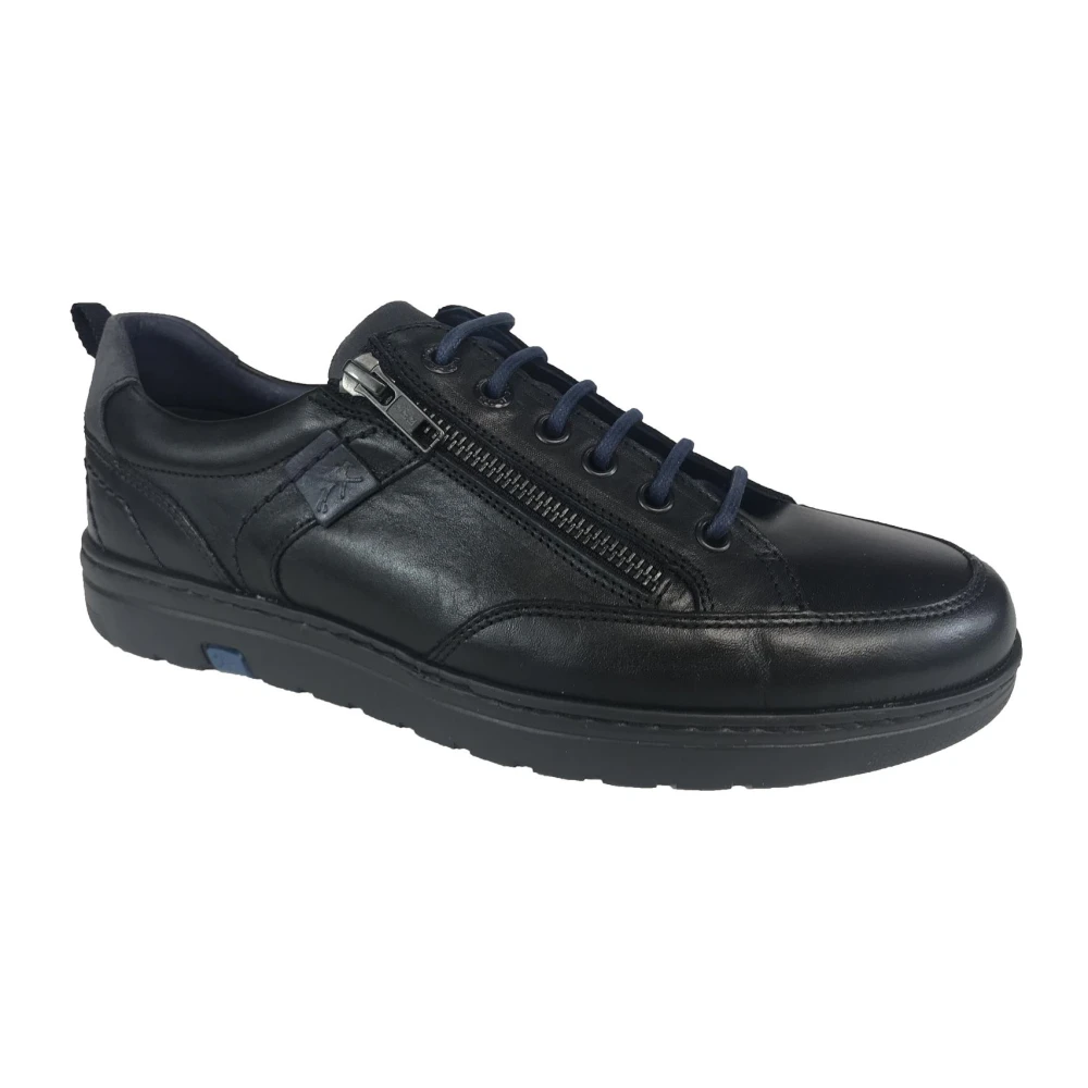 Fluchos Casual Sneakers voor Dagelijks Gebruik Heren Schoenen Zwart