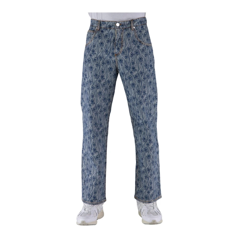 ETRO Easy Fit Jeans Blue Heren
