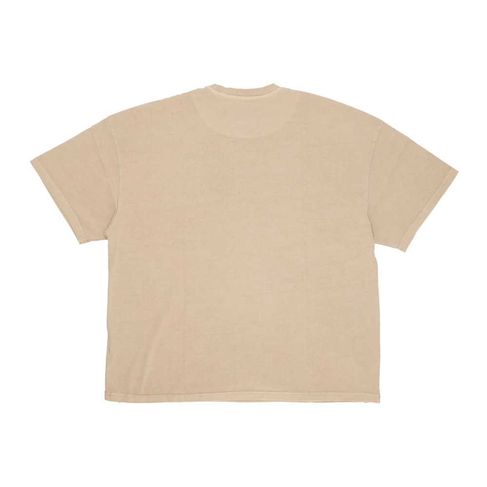 Karl Kani Geborduurd Logo Box Tee Beige Heren