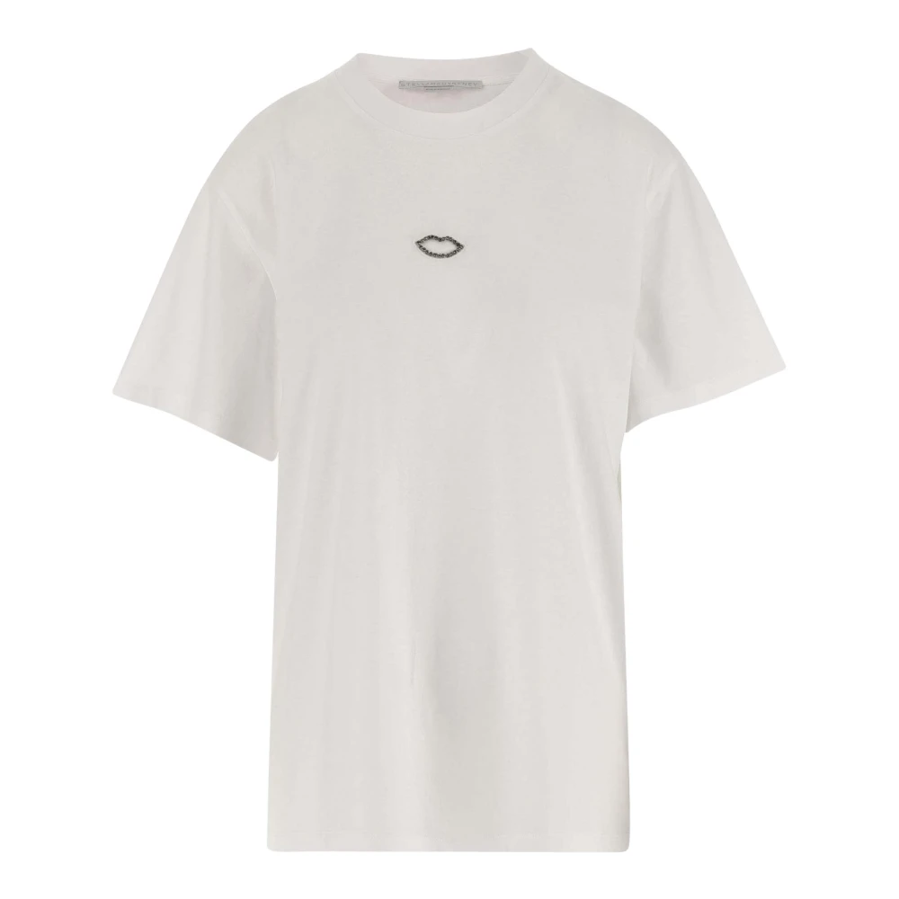 Stella Mccartney Elegante Zwarte Schoudertas White Dames