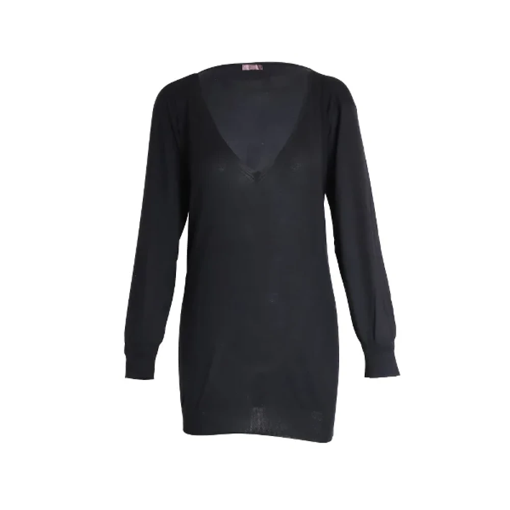 Stella McCartney Pre-owned Cashmere outerwear Black Dames