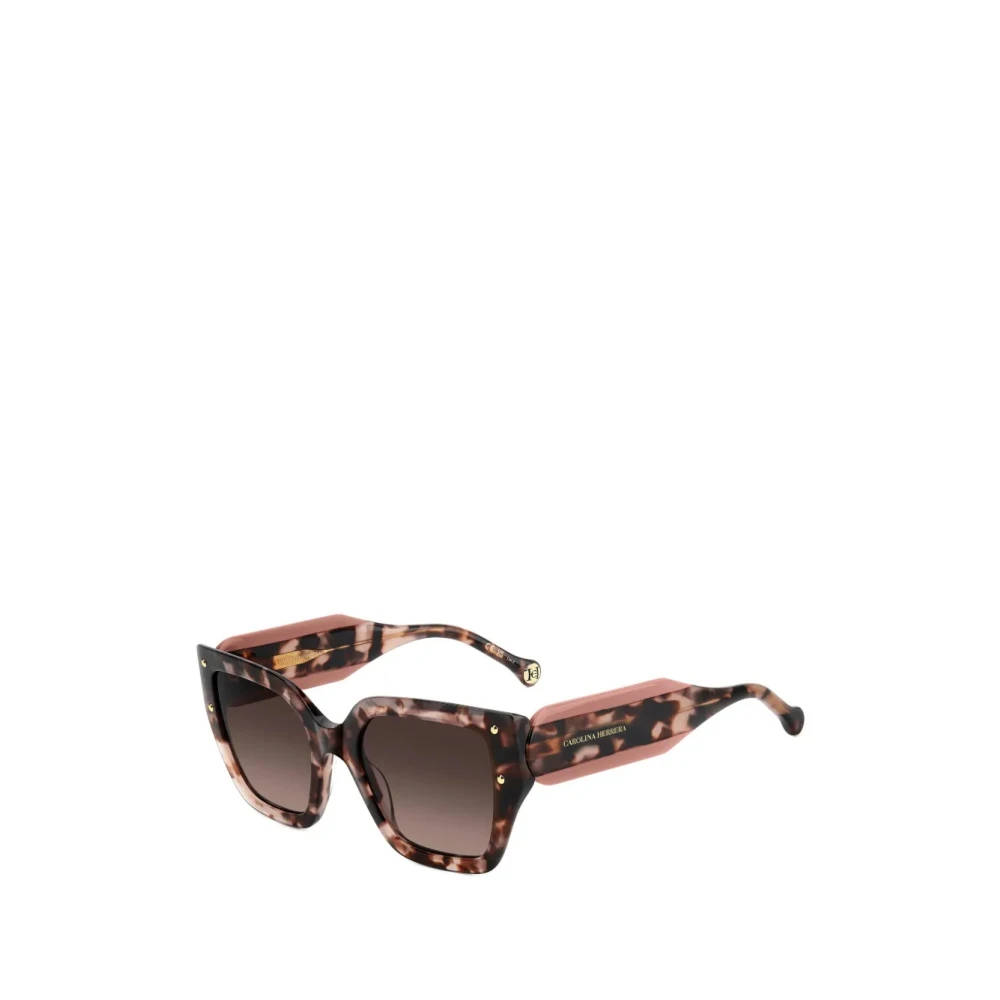 Carolina Herrera Women's Pink Squared Sunglasses - Sunglasses - 53 Mm - Accessories