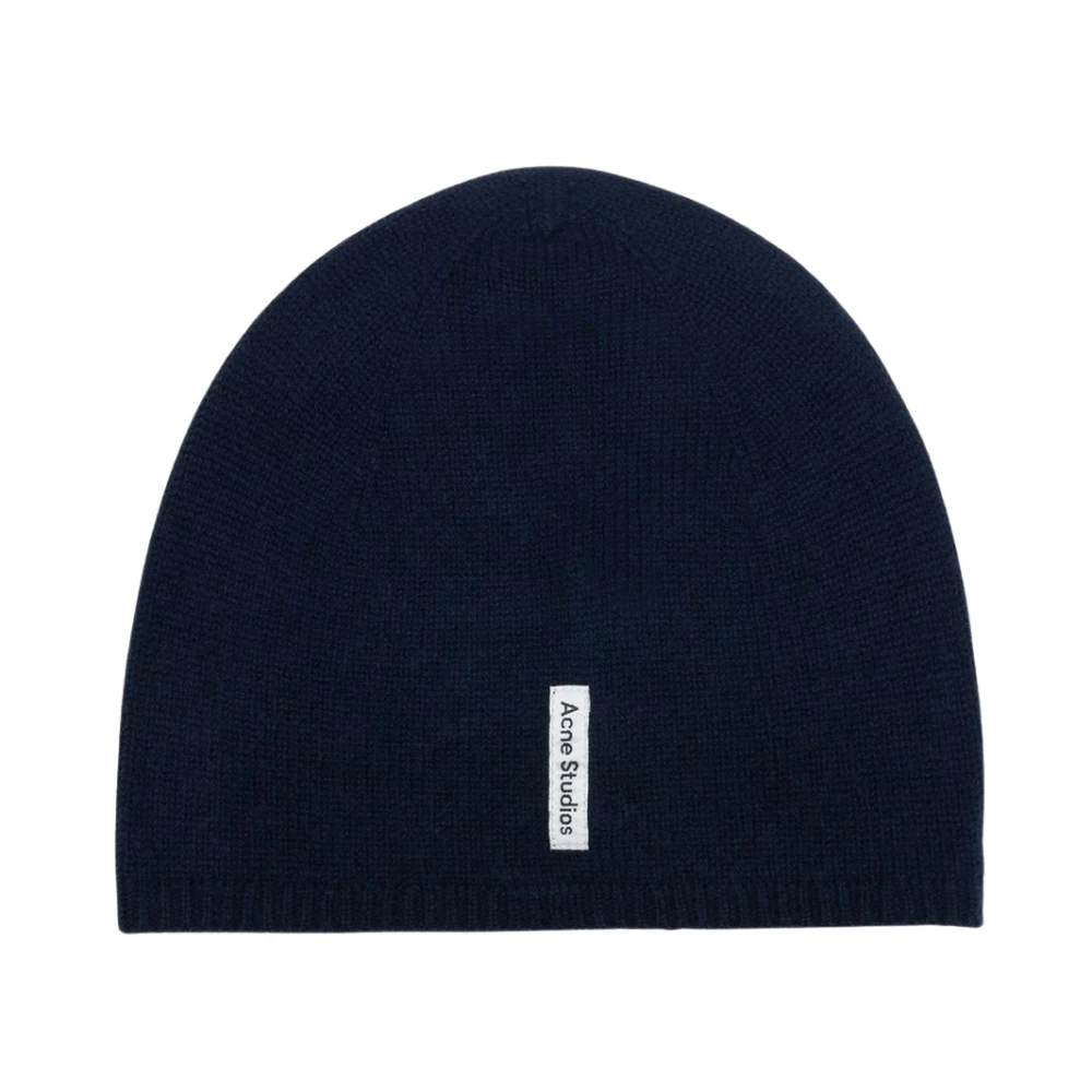 Acne Studios Unisex Blue Accessories, One Size, Fitted Beanie