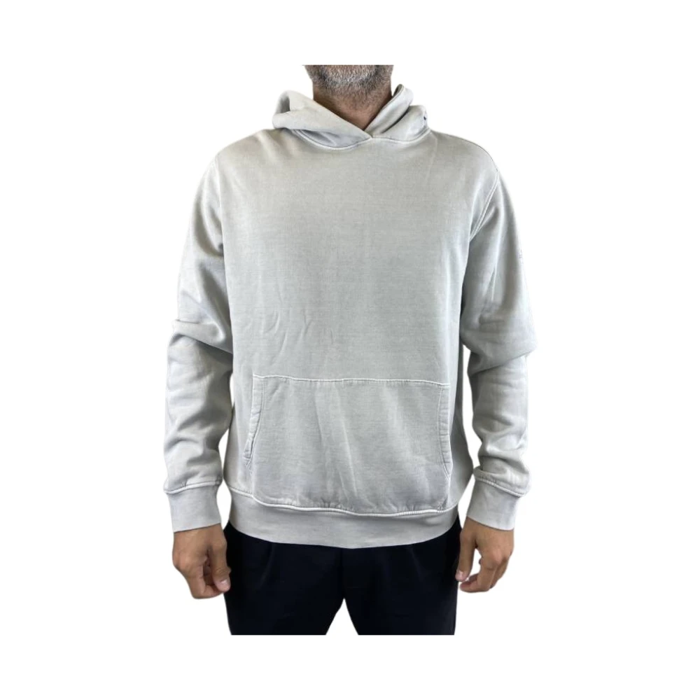 Ecoalf IJsblauwe hoodie sweatshirt Beige Heren