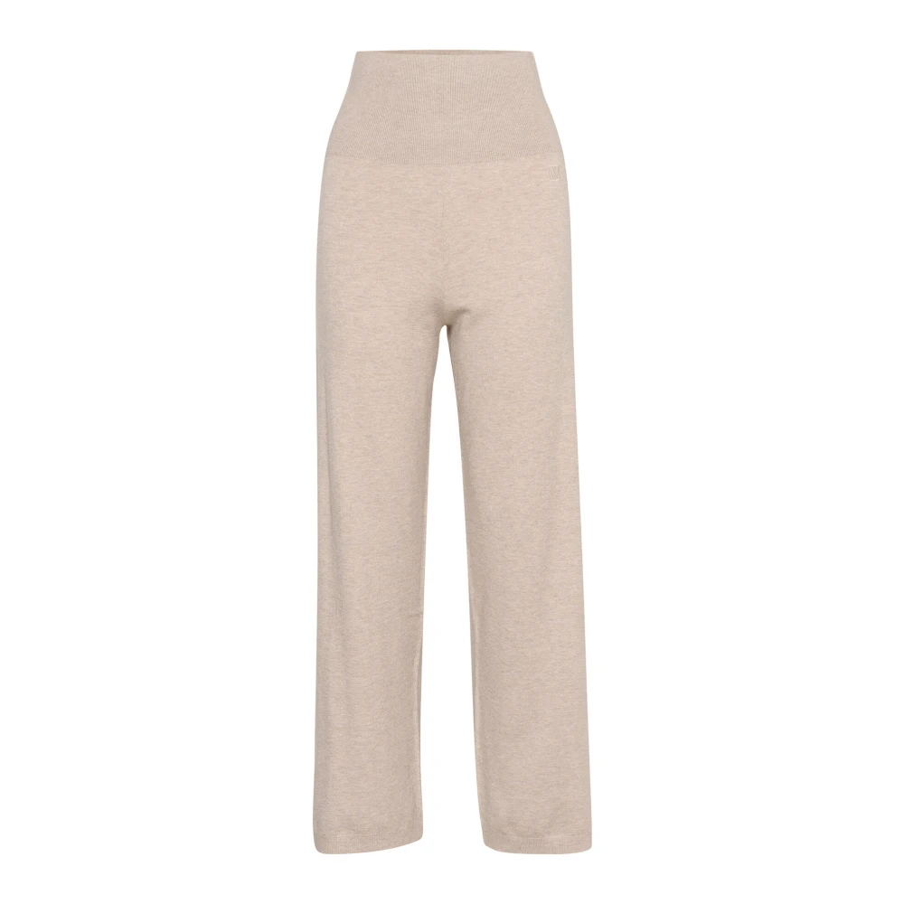 InWear Relaxed Fit Melange Basisbroek Beige Dames