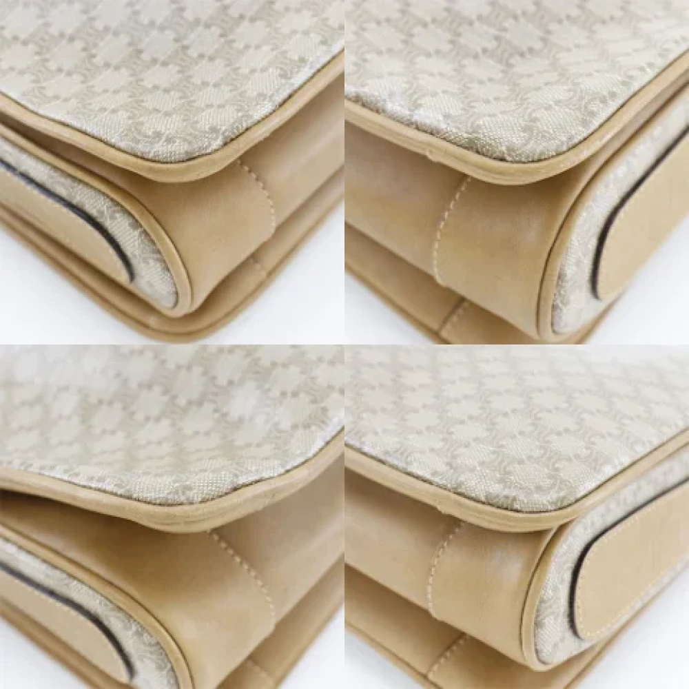Celine Vintage Pre-owned Fabric celine-bags Beige Dames