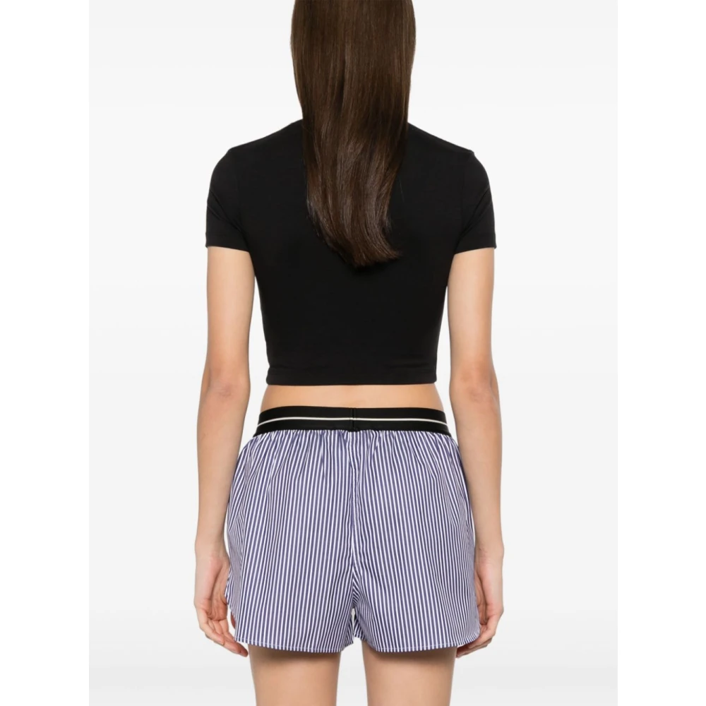 Palm Angels Zwarte T-shirts en Polos Black Dames