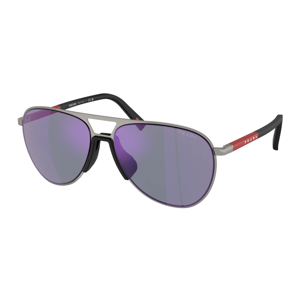 Prada Men's Gray Sunglasses, 59 Mm, Sunglasses Ps 53Zs Black