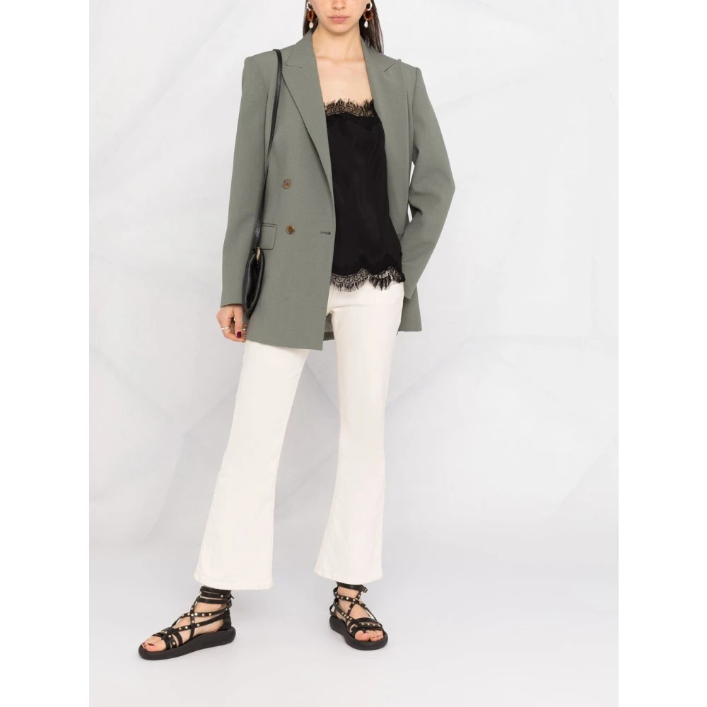 Gold Hawk Zwarte Cropped Cami Top Black Dames