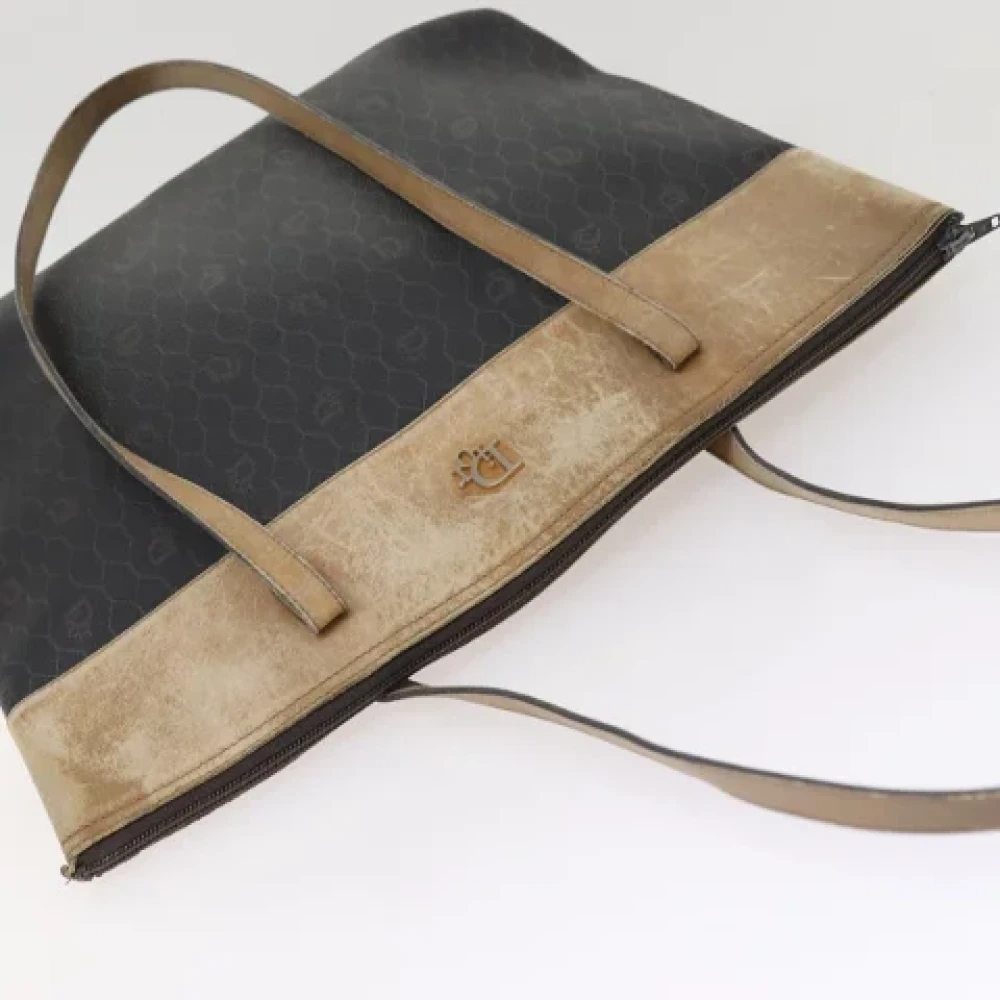 Dior Vintage Pre-owned Leather totes Black Dames