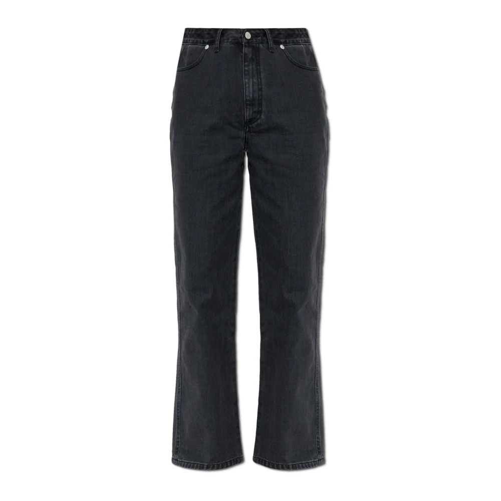 Officine Générale Straight-leg jeans Gray Dames