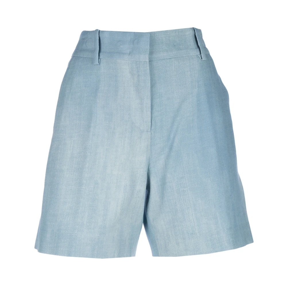 Ermanno Scervino Casual Denim Shorts voor Vrouwen Blue Dames