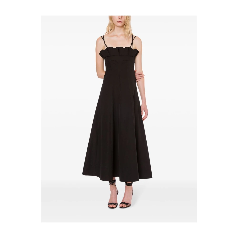 Philosophy di Lorenzo Serafini Zwarte Elegante Jurk Black Dames