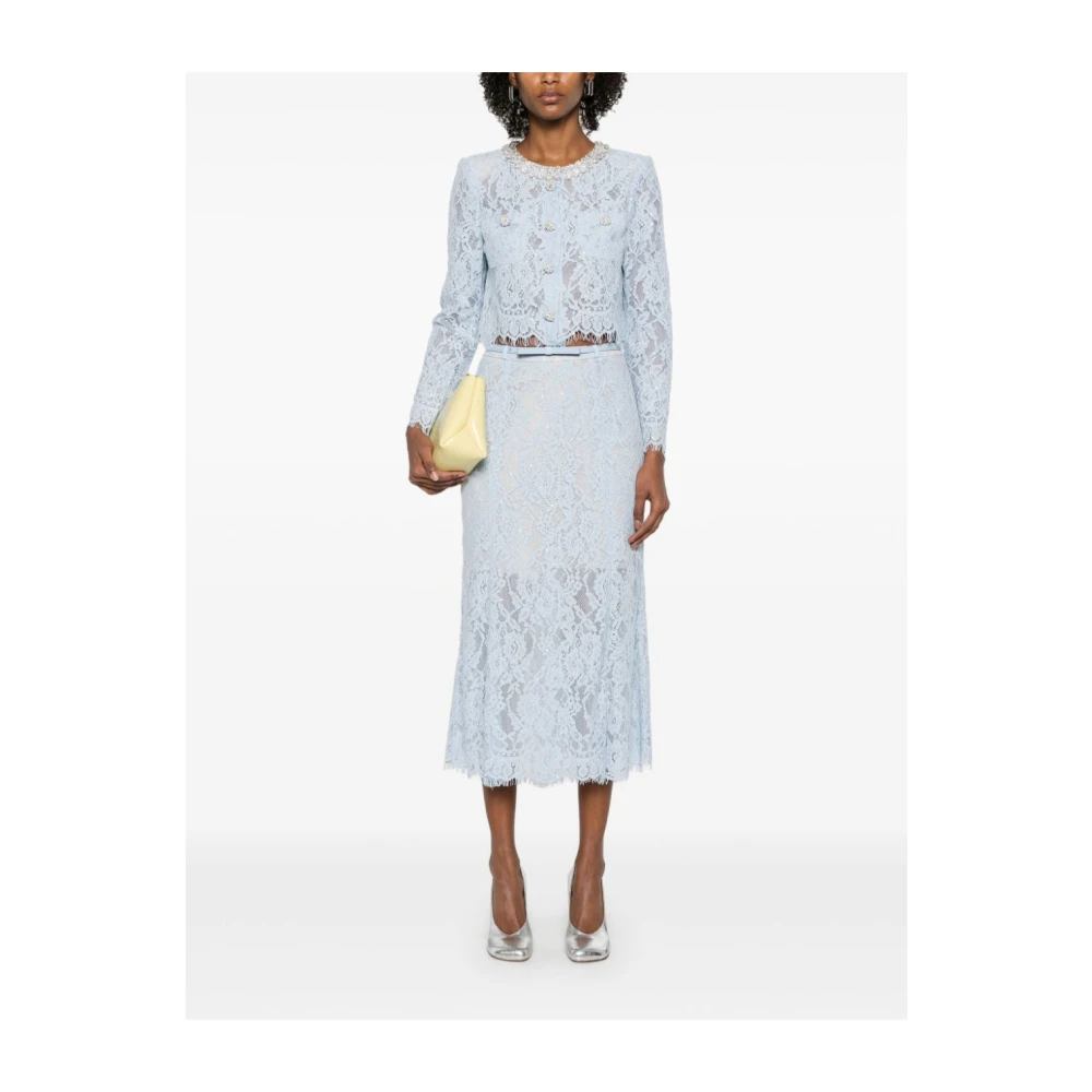 Self Portrait Blauwe Topwear voor Vrouwen Blue Dames
