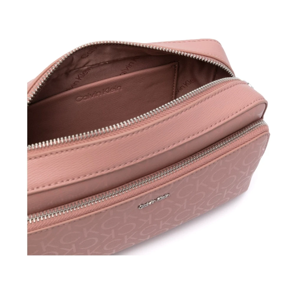 Calvin Klein Ash Rose Mono Cross Body Tas Pink Dames