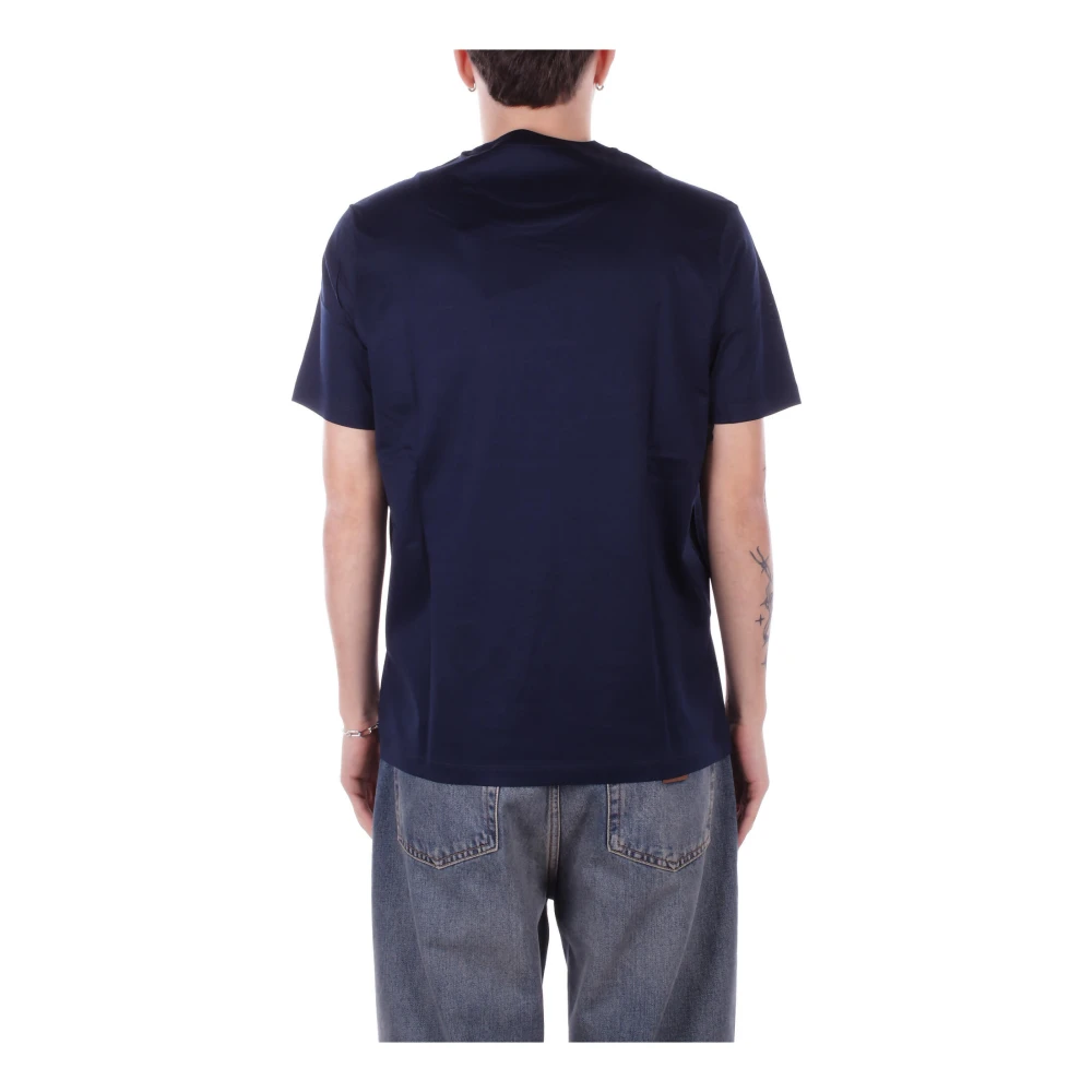 PAUL & SHARK Blauw Yachting Logo T-shirt Blue Heren
