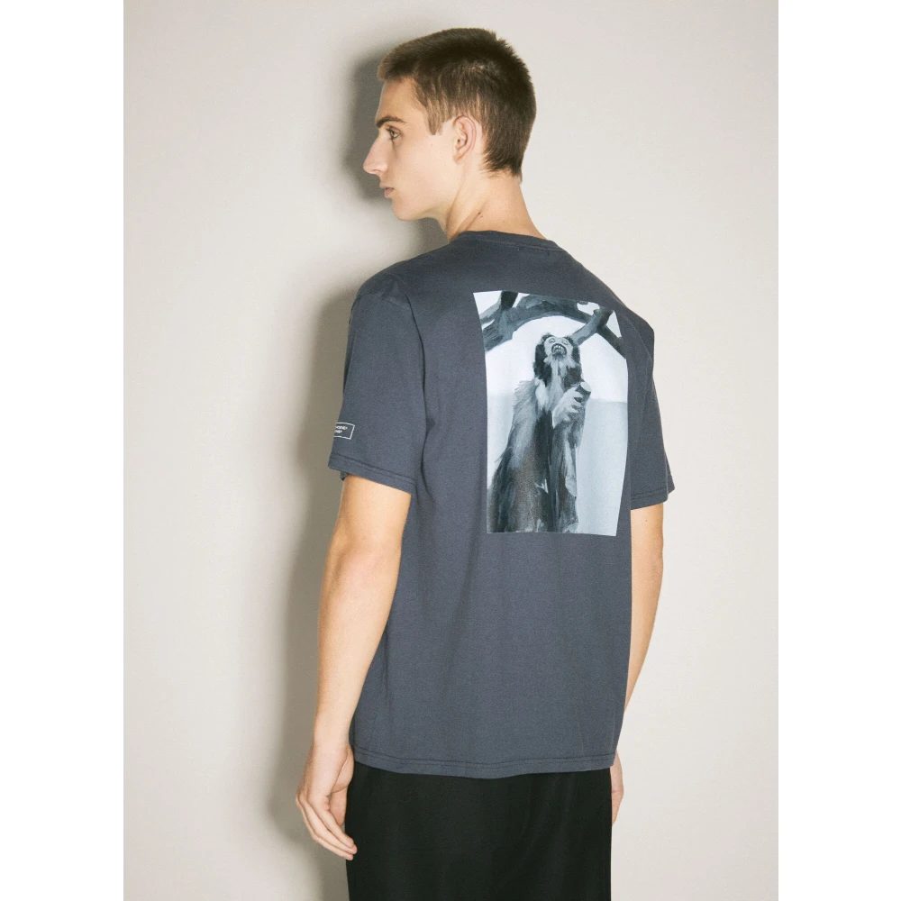 Undercover Grafische Print Katoenen T-Shirt Gray Heren