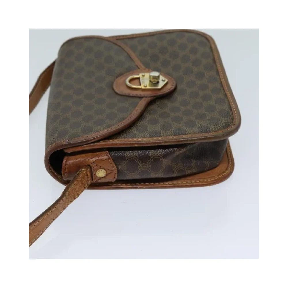 Celine Vintage Pre-owned Canvas backpacks Brown Dames