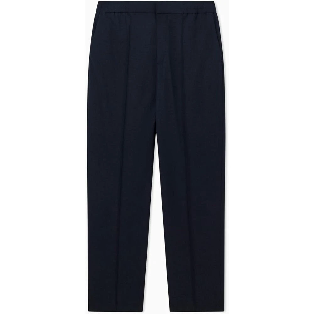 Armani Exchange Mannelijk Blauw Broeken Heren, W31, Katoen, Geknoopte Broek