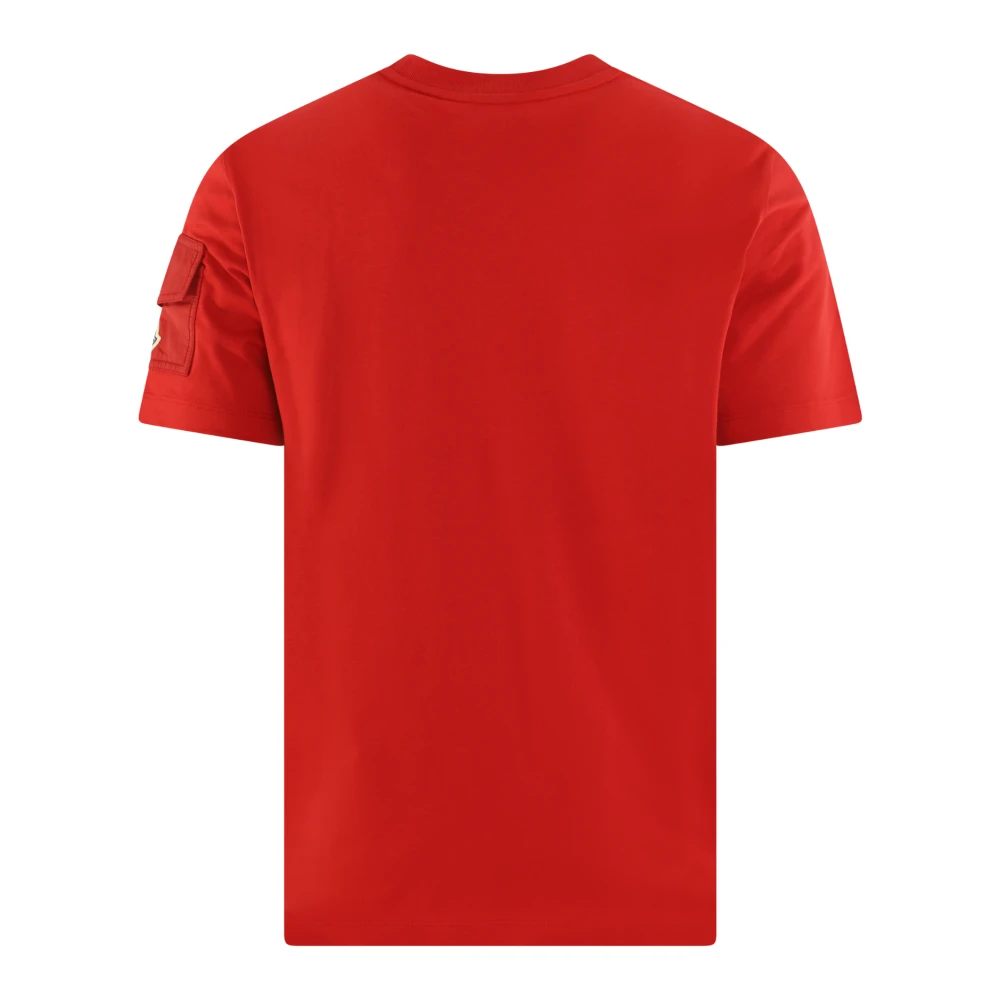 Moncler Heren Korte Mouw T-shirt Red Heren