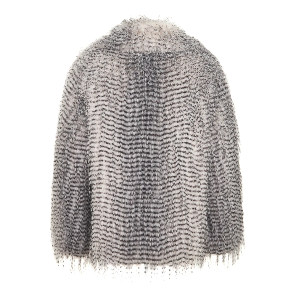 Cesare Gaspari Faux Fur & Shearling Jackets Gray Dames