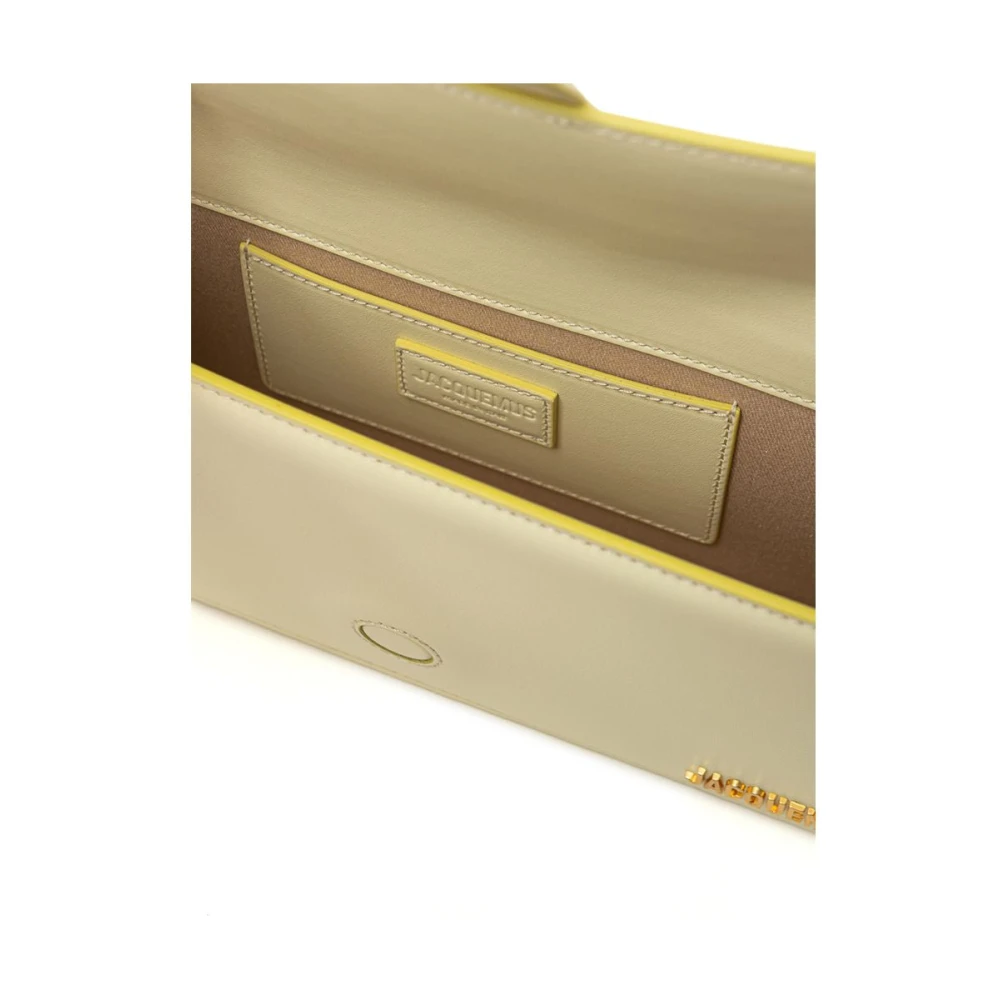 Jacquemus Gele leren schoudertas Yellow Dames