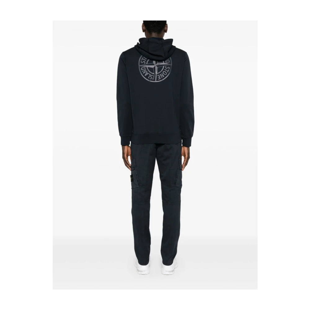 Stone Island Blauwe Sweater Collectie Blue Heren